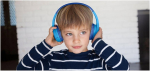 Belkin SoundForm wired On-Ear Headphone f.Kids,blue AUD010hqBL