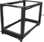 StarTech.com 12U SERVER RACK - OPEN FRAME, ADJUSTABLE DEPTH 4 POST RACK
