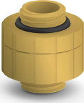Bitspower Artemis Rotary Extender - Stardust Gold