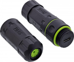 InLine InLine&reg; USB-C-Kabelkupplung, IP68, 2x USB-C Buchse, geschirmt, M20