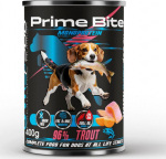 GAME DOG PRIME BITE Monoprotein Trout with sweet potato - wet dog food - 400g