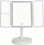 Lumarko cosmetic mirror Illuminated cosmetic mirror Led, foldable, magnification x2 i x3