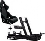 Next Level Racing GT Lite Aluminum Simulator Cockpit - Wheel Plate Edition + O-Rouge C1-XL Cold Fusion Simracing Seat