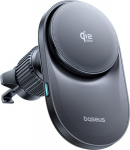 Baseus PrimeTrip VC2 Pro z charger Qi2.2 z fan on the air intake grille - czarny - 15W magnetic holder