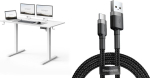 Desk SENSE7 NOJO LIGHT White 120 cmx60 cm + kabel usb