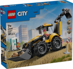 Lego Klocki City 60480 Yellow backhoe loader