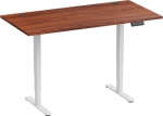 Adjustable Height Table Up Up Bjorn II White, Table top M Dark Walnut