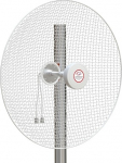 Hismart 5G / LTE / CBRS 2x2 MIMO Dish Antenna, 1.7-4.2GHz, 20dBi+22dBi