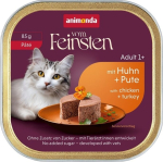 ANIMONDA Vom Feinsten Adult P&acirc;t&eacute; Chicken and turkey - wet cat food - 85g