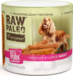 VETEXPERT Raw Paleo Cabanossi Pork Medium Large - dog treat - 100g