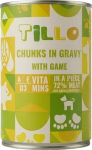TILLO Chunks in gravy Game - wet dog food - 415g