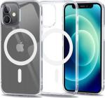 &Uuml;mbris FlexAir Hybrid MagSafe, Apple iPhone 12 mini, l&auml;bipaistev valge MagSafe ringiga, Tech-Protect