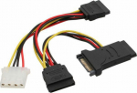 InLine Molex - SATA x4, 0.15m, Multicoloured (29682)