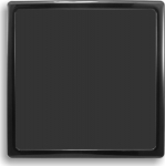 DEMCiflex Staubfilter 230mm, square - schwarz/schwarz
