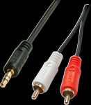 Lindy 10m Premium 3.5mm Jack to 2 x Phono Male