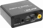Adapter AV InLine Toslink - RCA (Cinch) czarny (65002K)