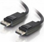 C2G 5m DisplayPort Cable with Latches 8K UHD M/M - 4K - Black - DisplayPort-Kabel - DisplayPort (M)