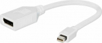 Adapter AV Gembird DisplayPort Mini - DisplayPort white (A-MDPM-DPF-001-W)