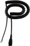 Jabra CABLE W/ QD TO RJ10 PLUG, SIEMENS-BELEGUNG 0.5-2M SPIRAL