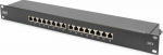 DIGITUS Patchpanel 1HE 16-Port Cat6 shielded black