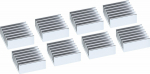 InLine InLine&reg; IC chip Sink self adhesive cooling fins, 8 pcs