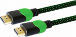 Kabel Savio HDMI - HDMI 1.8m zielony (GCL-03)