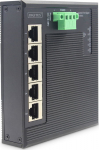 DIGITUS Switch Ind. 5-Port Gigabit Flat Unmanaged schwar