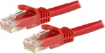 StarTech STARTECH.COM 1.5m CAT6 Kabel - rotes CAT6-Patchkabel - Snagless-RJ45 - Kupferdraht myth 24 AWG - LAN - Ethernet N6PATC150CMRD