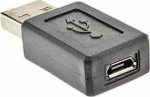 Adapter USB PremiumCord microUSB - USB Czarny (kur-19)