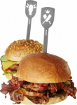 Gefu TORRO hamburger skewers, 2 szt. bull, hammer Gefu
