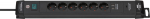 Brennenstuhl 1951160607 - 3 m - indoors - IP20 - Schwarz - 6 AC-Outputs - 3.1 A