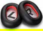 Poly Voyager 8200 - ear pads, black