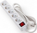 Pikendusjuhe 3 meetrit 5 pesa, VALGE, l&uuml;litiga, 3G1.5mm, 16A, maandusega, Acuma