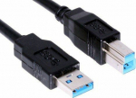 Cable USB PremiumCord USB-A - USB-B 2 m Czarny (ku3ab2bk)