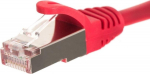 NetRack Patchcord RJ45 Cat. 5e, F/UTP, czerwony, 0.5 m (BZPAT05FR)