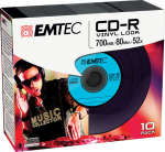 Emtec CD-R 700MB 10pcs 52x Vinyl Slim Classic