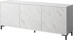 Cama MEBLE MARMO 3D chest of drawers 200x45x80.5 cm white matt/marble white
