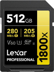 LEXAR SDXC PRO 1800X U3 UHS-II R280/W210 (V60) 512GB