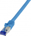 Logilink Patchkabel Ultraflex, Cat.6A, S/FTP, blue, 0.25 m