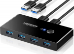 Ugreen 30768 interface hub USB 3.2 Gen 1 (3.1 Gen 1) Type-A 5000 Mbit/s Sort