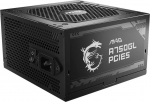 Power Supply|MSI|750 Watts|Efficiency 80 PLUS GOLD|PFC Active|MAGA750GLPCIE5