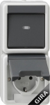 GIRA 417630 Station wagon AusWe/SCHUKO vertical. KD