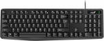 Genius Computer Technology Keyboard + mysz Genius Genius KB-117, Keyboard US, Classical, waterproof wired type (USB), czarna, not