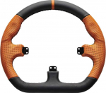 Asetek SimSports GT Rim - Closed D, Leder - orange
