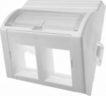 Alantec Adapter 45x45 2xRJ45 (convex angular) (OS022)