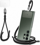 Spigen Spigen Universal Strap Set Crossbody & Wrist - Phone strap for ramię + on the wrist (Black)