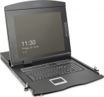 DIGITUS Modular console 19"HD LCD,1-port VGA KVM Deutsch