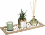 Atmosphera Scent Diffuser Scent Set SECRET GARDEN, candle and diffuser with sticks