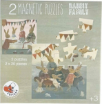 Teka Puzzle magnetic Rabbit Family
