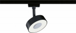 Paulmann URail track reflector CIRCLE LED DIM 5W 180lm 4000K 230V matte black/ metal